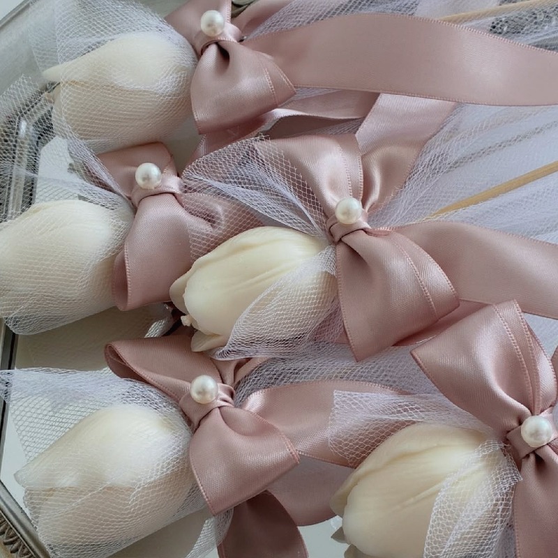 5pcs Tulip Scented Candle on B - đánh giá và giá Home Fragrance Gift